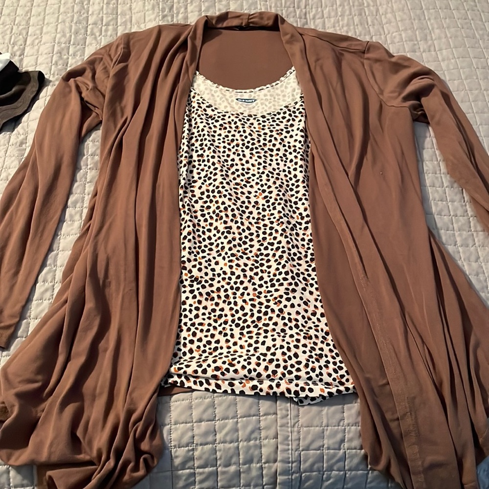 3/$15! Cardigan and Tank Set